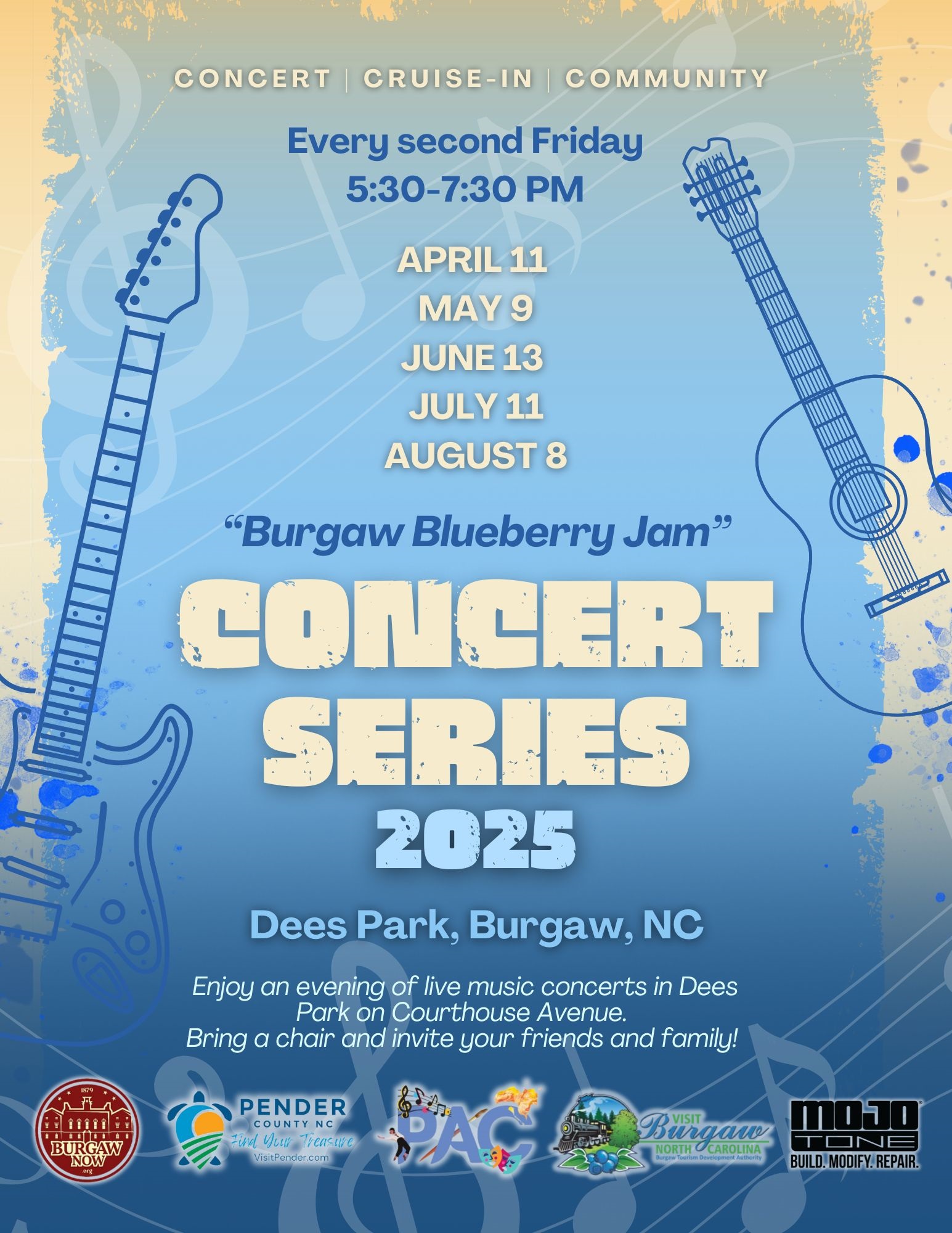Burgaw Blueberry Jam Concert Series